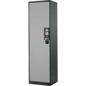 Chemikalienschrank Asecos CS-CLASSIC, Flügeltür, 3 Böden, 545x520x1950 mm, silber Chemikalienschrank Asecos CS-CLASSIC, Flügeltür, 3 Böden, 545x520x1950 mm, silber