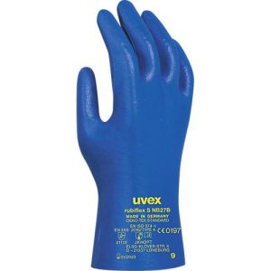 Chemikalienschutzhandschuhe uvex rubiflex S NB27B, trikotiert, NBR-beschichtet, EN 374/Typ A, ergonomisch, 10 Paar, Gr.8 Chemikalienschutzhandschuhe uvex rubiflex S NB27B, trikotiert, NBR-beschichtet, EN 374/Typ A, ergonomisch, 10 Paar, Gr.8