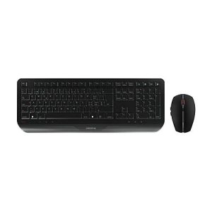 CHERRY GENTIX DESKTOP – Tastatur-und-Maus-Set – Schweiz – Schwarz CHERRY GENTIX DESKTOP – Tastatur-und-Maus-Set – Schweiz – Schwarz