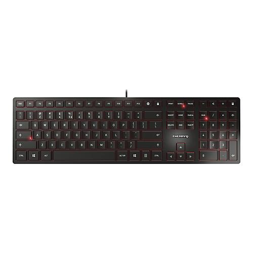 CHERRY KC 6000 SLIM - Tastatur - Englisch - Schwarz