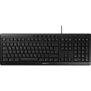 Cherry Stream Tastatur JK-8500 DE-2, flach, leise, SX-Scherenmechanik, schwarz Cherry Stream Tastatur JK-8500 DE-2, flach, leise, SX-Scherenmechanik, schwarz