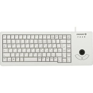 Cherry Tastaur XS Trackball Keyboard G84-5400, mit 2 Maustasten, USB-Anschluss, hellgrau Cherry Tastaur XS Trackball Keyboard G84-5400, mit 2 Maustasten, USB-Anschluss, hellgrau
