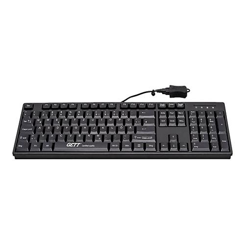 CleanType Easy Basic TKL-105-GCQ-IP68-KGEH-BLACK-USB-CH - Tastatur - waschbar - USB - Schweiz - Schwarz