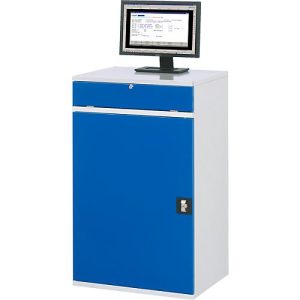 Computer-Schrank Typ 650-M60, B 650 x T 520 x H 1060 mm, stationär Computer-Schrank Typ 650-M60, B 650 x T 520 x H 1060 mm, stationär