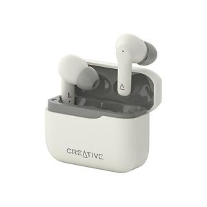 Creative Zen Air Plus – True Wireless-Kopfhörer mit Mikrofon – im Ohr – Bluetooth – aktive Rauschunterdrückung – Cremefarben Creative Zen Air Plus – True Wireless-Kopfhörer mit Mikrofon – im Ohr – Bluetooth – aktive Rauschunterdrückung – Cremefarben