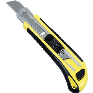 Cuttermesser, mit einziehbarer Klinge, Klingenbreite 18 mm Cuttermesser, mit einziehbarer Klinge, Klingenbreite 18 mm
