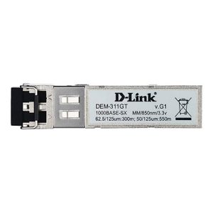 D-Link DEM 311GT – SFP (Mini-GBIC)-Transceiver-Modul – 1GbE – 1000Base-SX – LC Multi-Mode – bis zu 550 m D-Link DEM 311GT – SFP (Mini-GBIC)-Transceiver-Modul – 1GbE – 1000Base-SX – LC Multi-Mode – bis zu 550 m