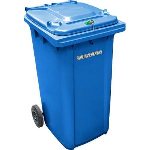 Datenschutzbehälter GMT, 240 l, blau Datenschutzbehälter GMT, 240 l, blau