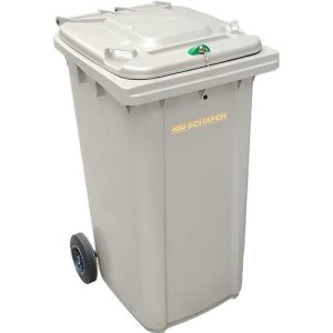 Datenschutzbehälter GMT, 240 l, silber Datenschutzbehälter GMT, 240 l, silber