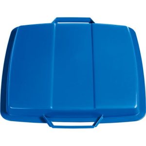 Deckel für Abfallbehälter 90 Liter, blau