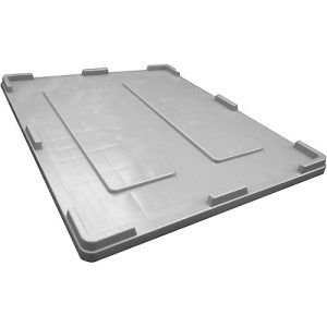 Deckel für Industriebox 610 Liter, L 1200 x B 1000 x H 30 mm, Polyethylen, grau Deckel für Industriebox 610 Liter, L 1200 x B 1000 x H 30 mm, Polyethylen, grau