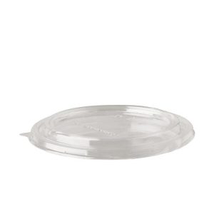 Deckel Papstar pure, Ø 150 mm, für Salatschalen (500/1000 ml), 50 Stk., biologisch abbaubar, nachwachsende Rohstoffe, PLA, transparent
