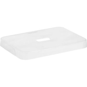 Deckel Sunware®, für Sigma Home Box mit Volumen 5 l, mit Griffen, L 165 x B 240 x H 25 mm, Recycling-Polypropylen, transparent Deckel Sunware®, für Sigma Home Box mit Volumen 5 l, mit Griffen, L 165 x B 240 x H 25 mm, Recycling-Polypropylen, transparent