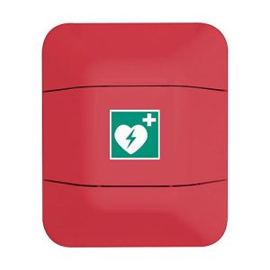 Defibrillatorschrank, B 434 x T 225 x H 528 mm, rot Defibrillatorschrank, B 434 x T 225 x H 528 mm, rot