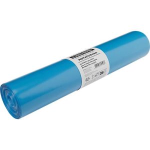 Deiss Abfallsäcke, 70 Liter, Recycling-LDPE, B 575 x H 1000 mm, blau, 250 Stück