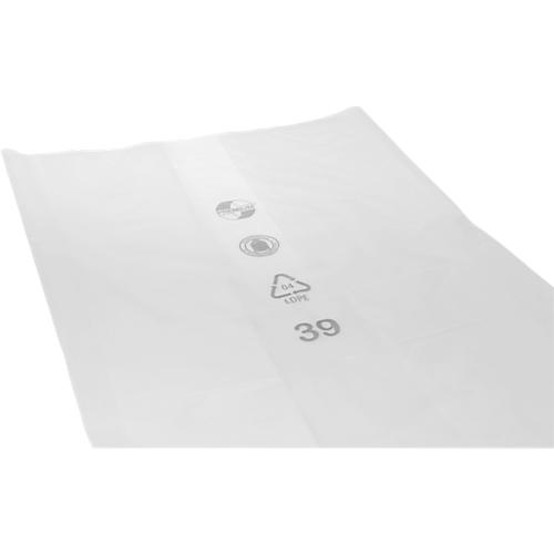 Deiss PREMIUM® Abfallsäcke, robust und vielseitig, Recycling-LDPE, lose, B 800+500 x H 2200 mm, 800 Liter, transparent, 50 Stück
