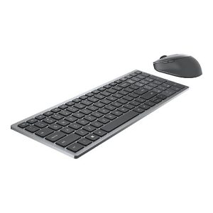 Dell Multi-Device Wireless Keyboard and Mouse Combo KM7120W – Tastatur-und-Maus-Set – QWERTY – US International – Titan Gray Dell Multi-Device Wireless Keyboard and Mouse Combo KM7120W – Tastatur-und-Maus-Set – QWERTY – US International – Titan Gray