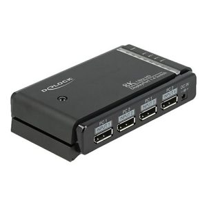 Delock DisplayPort 1.4 Switch 2 x 2 DisplayPort in to 1 x 2 DisplayPort out 8K – Video/Audio-Schalter Delock DisplayPort 1.4 Switch 2 x 2 DisplayPort in to 1 x 2 DisplayPort out 8K – Video/Audio-Schalter
