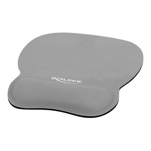 DeLOCK Ergonomic – Mauspad mit Handgelenkpolsterkissen – Grau DeLOCK Ergonomic – Mauspad mit Handgelenkpolsterkissen – Grau