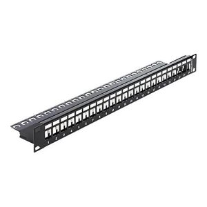 Delock Keystone Patch Panel – Patch Panel – 1U – 19“‘ Delock Keystone Patch Panel – Patch Panel – 1U – 19“‘