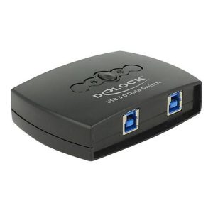 Delock USB 3.0 Sharing Switch 2 – 1 – USB-Umschalter für die gemeinsame Nutzung von Peripheriegeräten – 2 Anschlüsse Delock USB 3.0 Sharing Switch 2 – 1 – USB-Umschalter für die gemeinsame Nutzung von Peripheriegeräten – 2 Anschlüsse