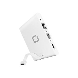 DICOTA USB-C Portable Docking 9-in-1 with HDMI – Dockingstation – USB-C – VGA, HDMI