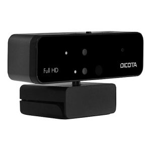 DICOTA Webcam PRO Face Recognition – Webcam – Farbe – 1920 x 1080 – 1080p – Audio DICOTA Webcam PRO Face Recognition – Webcam – Farbe – 1920 x 1080 – 1080p – Audio