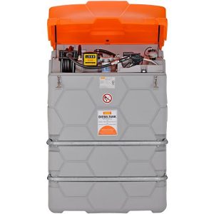 Dieseltank CUBE, Komplettanlage, versch. Größen, 1000 l, Elektropumpe 230V, Autom.-Zapfpistole Dieseltank CUBE, Komplettanlage, versch. Größen, 1000 l, Elektropumpe 230V, Autom.-Zapfpistole