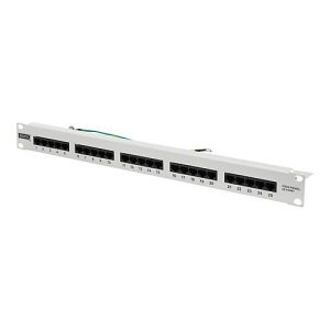 DIGITUS CAT 3 ISDN – Patch Panel – Rack montierbar – CAT 3 – RJ-45 X 25 – Grau, RAL 7035 DIGITUS CAT 3 ISDN – Patch Panel – Rack montierbar – CAT 3 – RJ-45 X 25 – Grau, RAL 7035