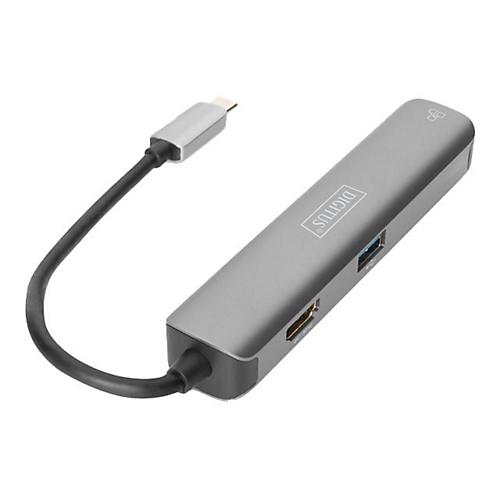 DIGITUS DA-70892 - Dockingstation - USB-C - HDMI - GigE