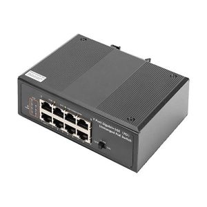DIGITUS DN-651113 – Switch – unmanaged – 7 x 10/100/1000 (PoE+) + 1 x 10/100/1000 (PoE++) – an DIN-Schiene montierbar – PoE++ DIGITUS DN-651113 – Switch – unmanaged – 7 x 10/100/1000 (PoE+) + 1 x 10/100/1000 (PoE++) – an DIN-Schiene montierbar – PoE++