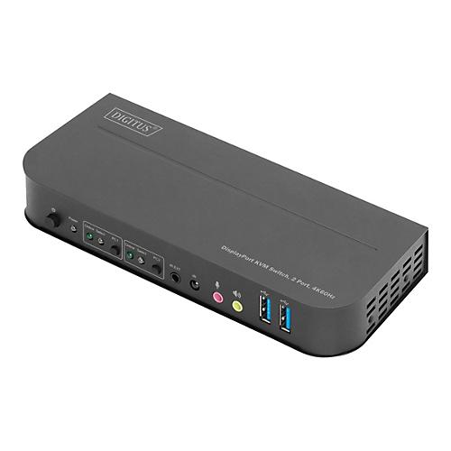 DIGITUS DS-12850 - KVM-/Audio-/USB-Switch - 2 Anschlüsse