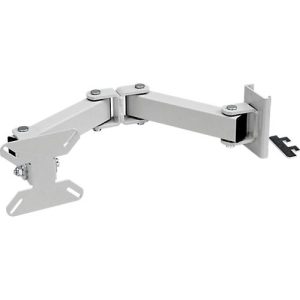 Displayhalterung Treston TDB, für TED-Arbeitstisch, für Displays mit VESA 75/100, verstellbar, bis 7 kg, ESD, hellgrau