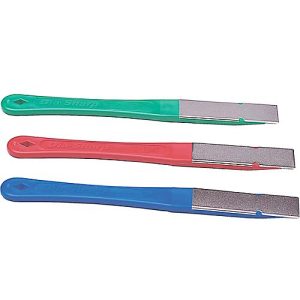 DMT Diamantschärfer Dia-Sharp Mini-Hone-Kit, 3-teilig, grob 45 µ/fein 25 µ/extrafein 9 µ, trocken & mit Wasser verwendbar, L jeweils 82 mm DMT Diamantschärfer Dia-Sharp Mini-Hone-Kit, 3-teilig, grob 45 µ/fein 25 µ/extrafein 9 µ, trocken & mit Wasser verwendbar, L jeweils 82 mm