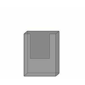 Dokumentenhalter für asecos Sicherheits- und Gasflaschenschränke, Polystyrol, DIN A5 Dokumentenhalter für asecos Sicherheits- und Gasflaschenschränke, Polystyrol, DIN A5