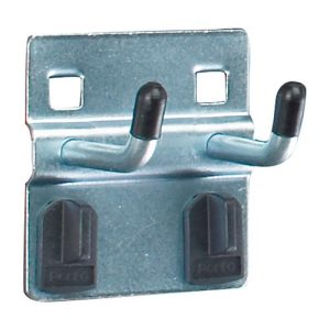 Doppelhaken mit breiter Grundplatte, Ø 6 x T 25 mm, 5 Stück Doppelhaken mit breiter Grundplatte, Ø 6 x T 25 mm, 5 Stück