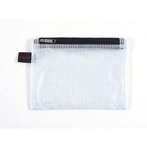Doppelkammerbeutel FolderSys, A6, 2 Reißverschlüsse, Fingerschlaufe, PVC, schwarz-transp., 10 Stück Doppelkammerbeutel FolderSys, A6, 2 Reißverschlüsse, Fingerschlaufe, PVC, schwarz-transp., 10 Stück