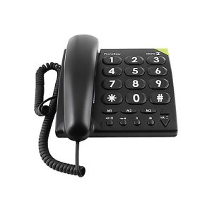 DORO PhoneEasy 311c – Telefon mit Schnur – Schwarz DORO PhoneEasy 311c – Telefon mit Schnur – Schwarz