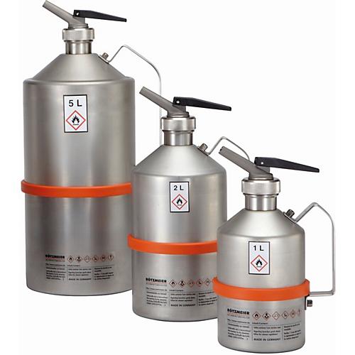 Dosierkanne, Edelstahl 1.4301, 1 l, Ø 111 x H 235 mm, automatisches Überdruckventil