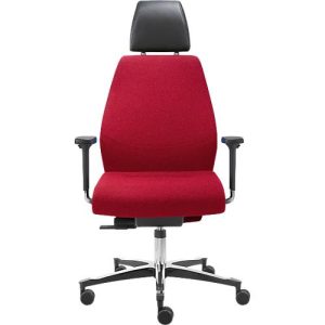 Drehsessel TEC 24/7 classic, Syncro®-Tension, mit Armlehnen, Polster-Rückenlehne, chilli rot Drehsessel TEC 24/7 classic, Syncro®-Tension, mit Armlehnen, Polster-Rückenlehne, chilli rot