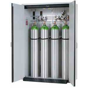 Druckgasflaschenschrank G-CLASSIC-30 Standard, Doppelflügeltür, 4x 50 l Flaschen, B 1398 x T 616 x H 2050 mm Druckgasflaschenschrank G-CLASSIC-30 Standard, Doppelflügeltür, 4x 50 l Flaschen, B 1398 x T 616 x H 2050 mm