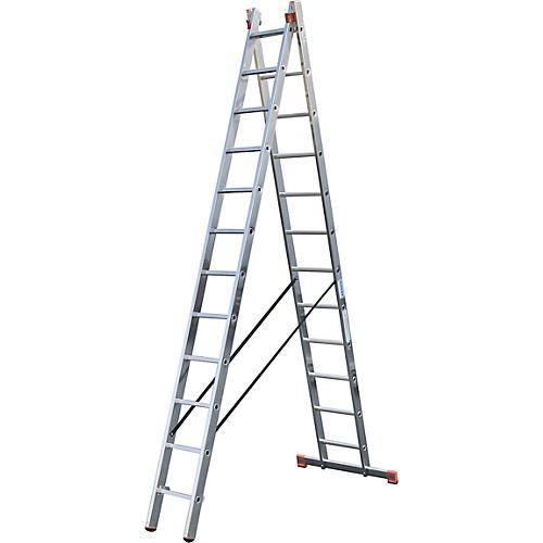DUBILO Mehrzweckleiter, 2 x 12 Sprossen