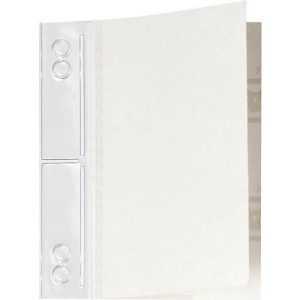 Durable Filefix maxi, PVC, selbstklebend, 50 Stück, transparent