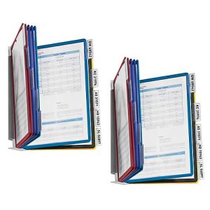 Durable Metall-Wandhalter, mit Sichttafeln, farbig sortiert, 2er Set Durable Metall-Wandhalter, mit Sichttafeln, farbig sortiert, 2er Set