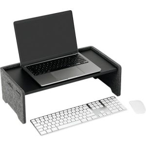 Durable Monitorständer EFFECT, 3-stufig, 60 % PET-Filz, bis 10 kg, Kabelauslässe, anthrazit Durable Monitorständer EFFECT, 3-stufig, 60 % PET-Filz, bis 10 kg, Kabelauslässe, anthrazit