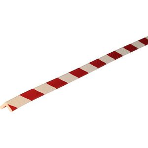 Eckschutzprofil Typ E, 1-m-Stück, weiß/rot