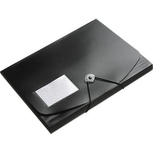 Eckspanner FolderSys JUMBO, A4, B 240 x H 320 mm, 3 Innenklappen & Gummizug-Verschluss, Polypropylen, Stärke 0,42 mm, schwarz, 10 Stück Eckspanner FolderSys JUMBO, A4, B 240 x H 320 mm, 3 Innenklappen & Gummizug-Verschluss, Polypropylen, Stärke 0,42 mm, schwarz, 10 Stück