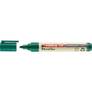 Edding 28 EcoLine Whiteboardmarker, Rundspitze, nachfüllbar, grün, 10 Stk. Edding 28 EcoLine Whiteboardmarker, Rundspitze, nachfüllbar, grün, 10 Stk.