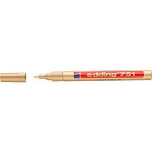 EDDING Lackmarker 751, 1-2 mm, gold, 1 Stück