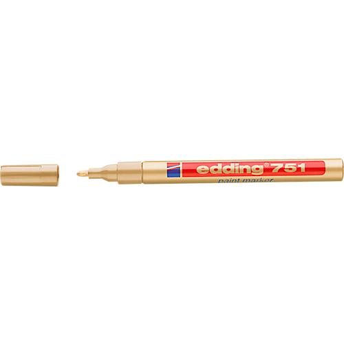 EDDING Lackmarker 751, 1-2 mm, gold, 1 Stück